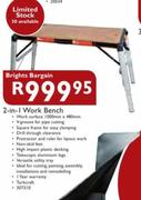 Brights Bargain 2-In-1 Work Bench