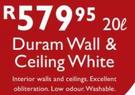 Duram Wall & Ceiling White-20L