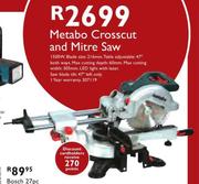 Metabo Crosscut And Mitre Saw