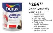 Dulux 5L Quick-Dry Enamel