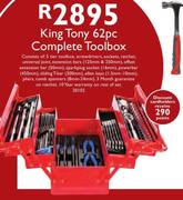 King Tony 62pc Complete Toolbox