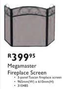 Megamaster Fireplace Screen