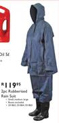 2pc Rubberised Rain Suite