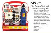 Mini Rotary Tool And 172pc Accessory Kit