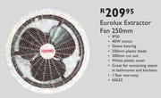 Eurolux Extractor Fan 250mm IP20