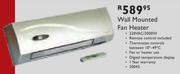 Wall Mounted Fan Heater