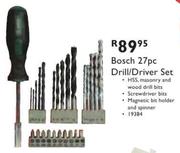 Bosch 27pc Drill/Driver Set