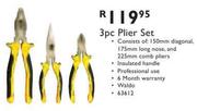 3pc Plier Set