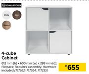 Home & Kitchen 4-Cube Cabinet
