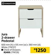 Home & Kitchen Jura 2 Drawer Pedestal