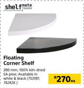 Shelfmate Floating Corner Shelf-Each