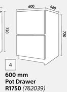 Home & Kitchen 600mm Pot Drawer (Floor Units)