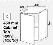 Home & Kitchen 450mm Cabinet Top (Wall Units)