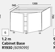   Home & Kitchen 1.2m Cabinet Base (Floor Units)