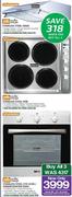 Muller & Haupt Stainless Steel Hood +Stainless Steel Hob+Stainless Steel Eye Level/Undercounter Oven