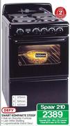 Defy 500mm Swart Kompakte Stoof