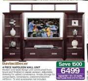 DavinciDecor 4 Piece Napoleon Wall Unit