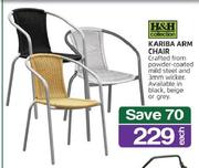 H&H Collection Kariba Arm Chair-Each