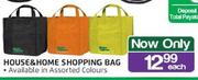 House & Home Shopping Bag-Each
