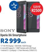 Sony Xperia XA Smartphone-Each