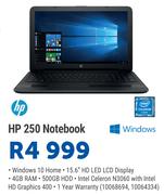 HP 250 Notebook-On 3GB Data price Plan