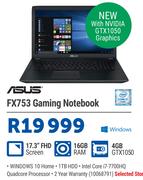 Asus FX753 Gaming Notebook