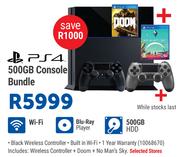 PS4 500GB Console Bundle