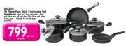 Bekker 10 Piece Non Stick Cookware Set-Per Set