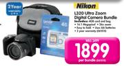 Nikon L320 Ultra Zoom Digital Camera Bundle-Per Bundle