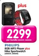 Philips 8GB MP3 Player plus Nike Sportswatch-Per Bundle