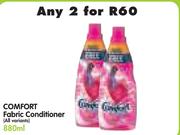 Comfort Fabric Conditioner(All Variants)-2x880ml