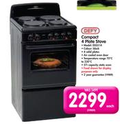 Defy Compact 4 Plate  Stove DSS514