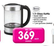 Swan 1.7 Glass Kettle SGK7