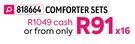 Elliot Basic 3 Piece Comforter Sets (Three Quarter)