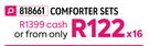 Elliot Deluxe 6 Piece Comforter Sets (Three Quarter)