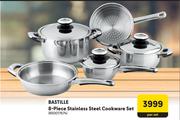 Bastille 8-Piece Stainless Steel Cookware Set 850017674-Per Set