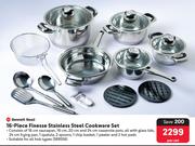 Bennett Read 16-Piece Finesse Stainless Steel Cookware Set-Per Set