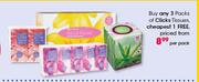 Clicks Tissues-Per Pack