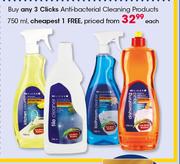 Clicks Anti Bacterial Cleaning Products-750ml Each