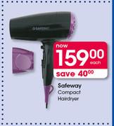 Safeway Compact Hairdryer-Each