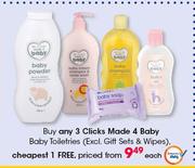 Clicks Made 4 Baby Baby Toiletries-Each