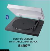 Sony PS LX310BT Turntable 2 Pin (Black)
