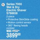 Philips Series 7000 Wet & Dry Electric Shaver S788658 2 Piece