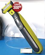 Philips One Blade 2 Click Shaver Handle 3 Piece