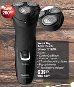 Philips Wet & Dry Aquatouch Shaver S1200