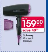 Safeway Compact Hairdryer-Each
