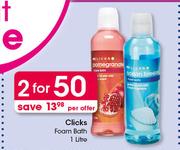 Clicks Foam Bath-2 x 1Ltr