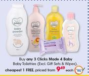 Clicks Made 4 Baby Baby Toiletries-Each