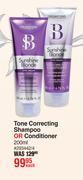 Creightons Tone Correcting Shampoo Or Conditioner 293442/4-200ml Each
