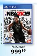 PS4 NBA 2K19